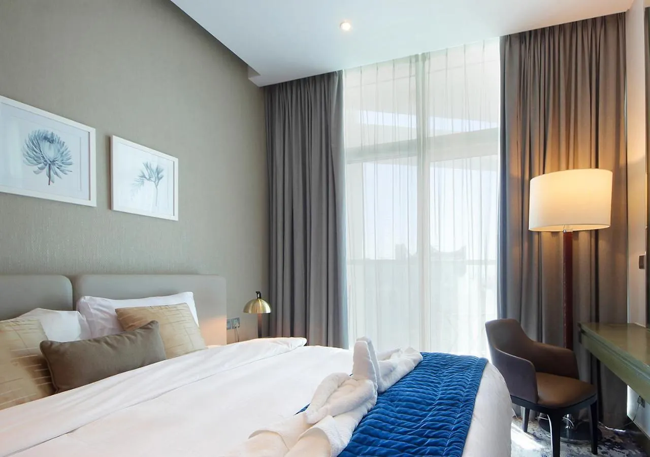 Luxury Damac Studio W Canal View Near Burj Khalifa Dubaj Zjednoczone Emiraty Arabskie
