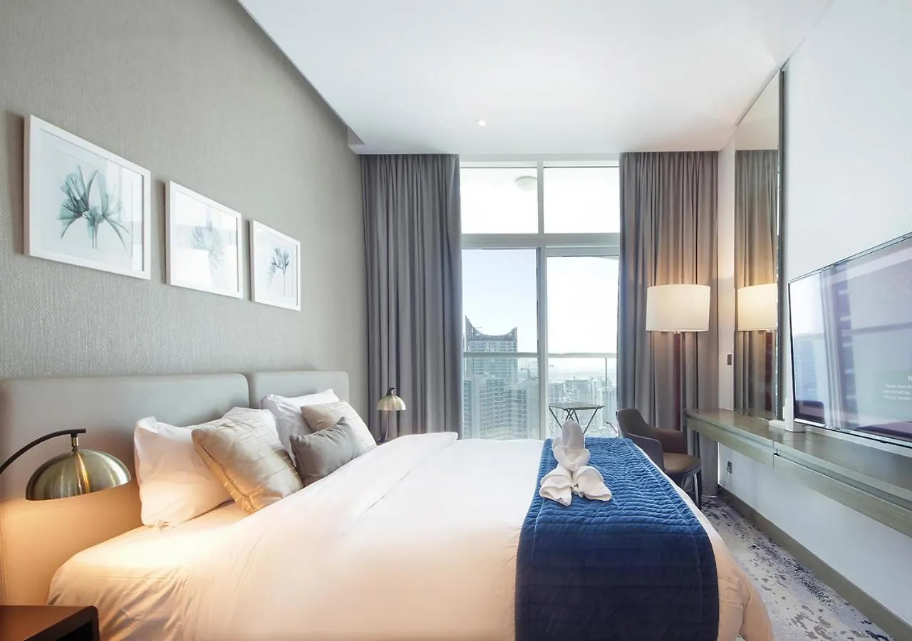 Luxury Damac Studio W Canal View Near Burj Khalifa 두바이 0*,  아랍에미리트