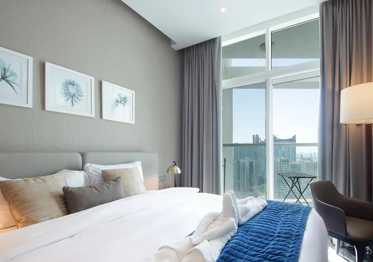Luxury Damac Studio W Canal View Near Burj Khalifa 두바이